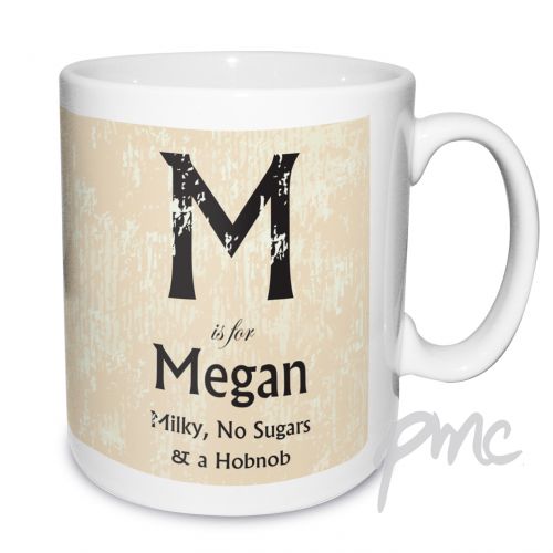 Personalised Rustic Style Mug