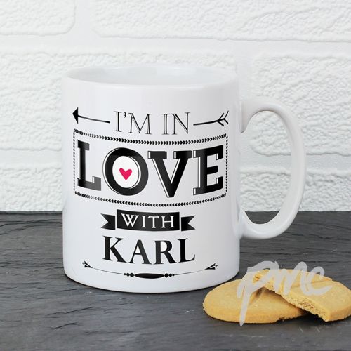 Personalised In Love With Mug