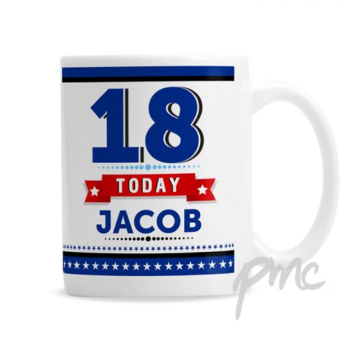 Personalised Birthday Star Mug