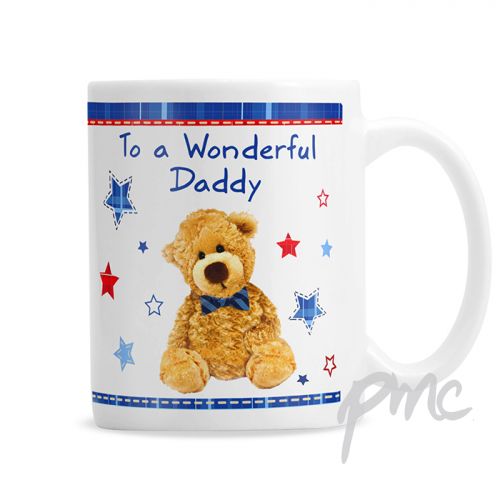 Personalised Teddy Bow Tie Mug