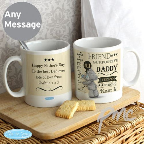 Personalised Me To You Typographic Mug