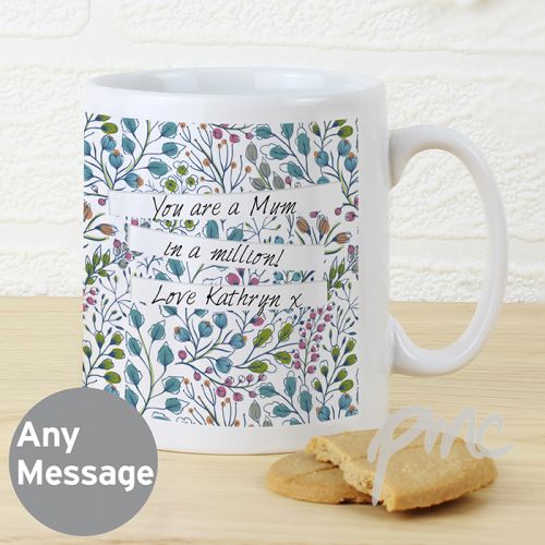 Personalised Botanical Mug