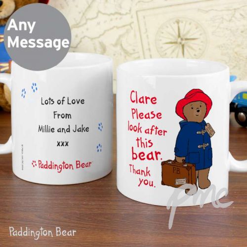 Personalised Paddington Bear Mug