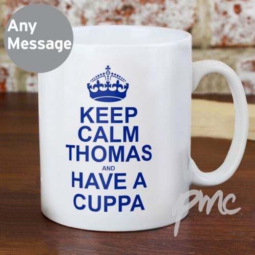 Personalised Keep Calm Mug
