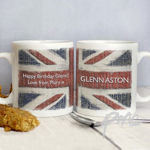 Personalised Union Jack Mug
