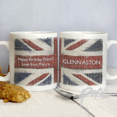 Personalised Union Jack Mug