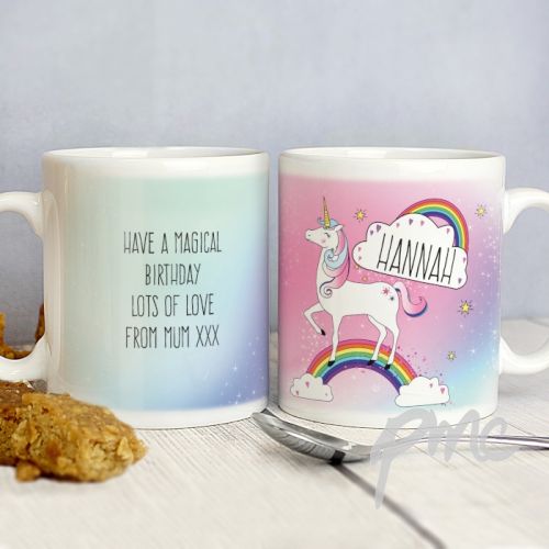 Personalised Unicorn Mug