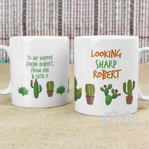 Personalised Cactus Mug