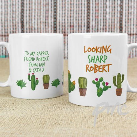 Personalised Cactus Mug