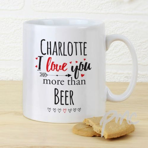 Personalised I Love You More Than... Mug