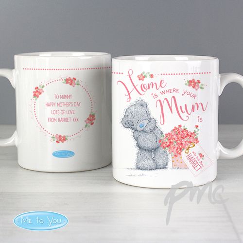 Personalised Me to You 'Home is Where Your Mum is' Mug