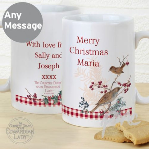 Personalised Country Diary Midwinter Slim Mug