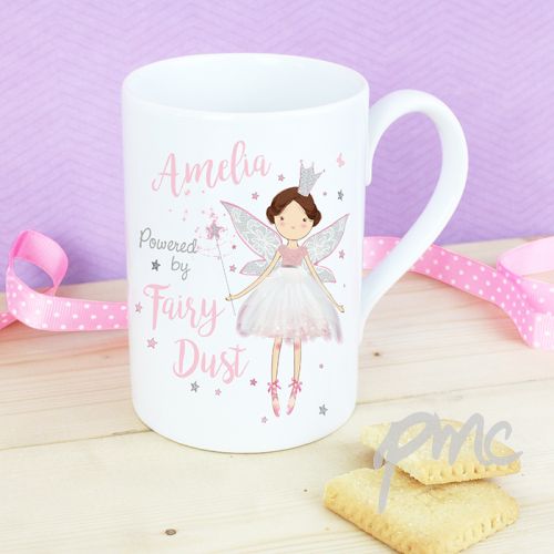 Personalised Fairy Princess Slim Mug