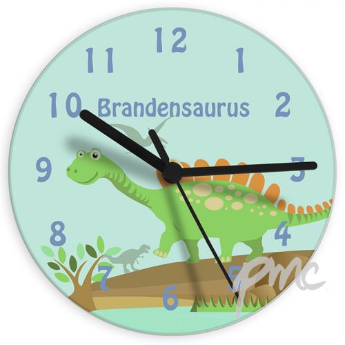 Personalised Dinosaur Clock