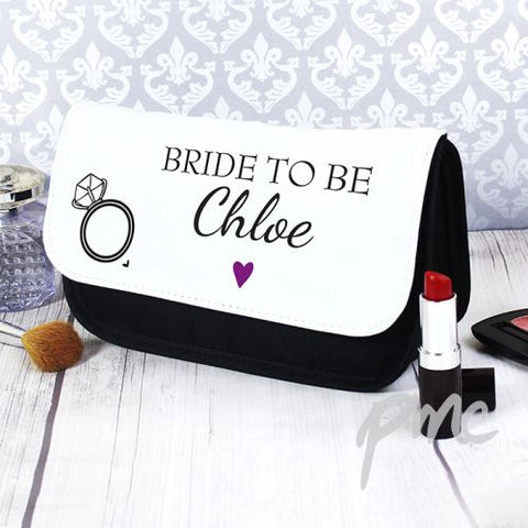 Personalised Wedding Make Up Bag
