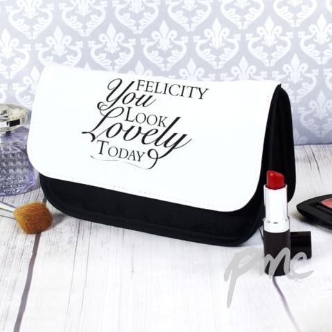 Personalised Look Lovely Make Up Bag