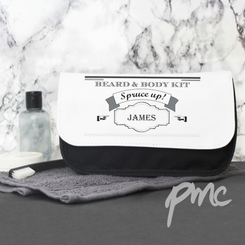 Personalised Spruce Up Men's Wash Bag