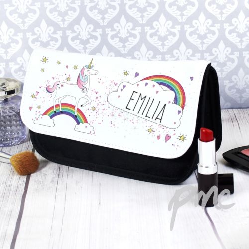 Personalised Unicorn Make Up Bag