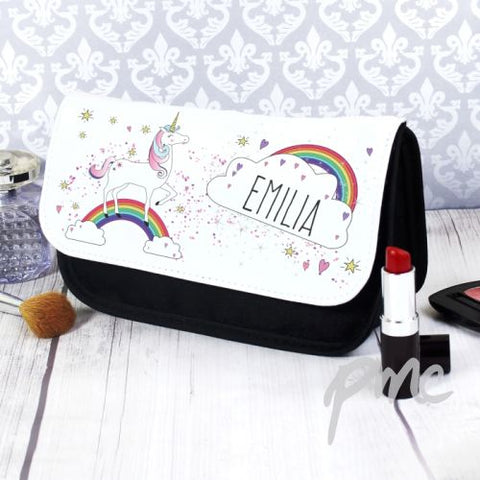 Personalised Unicorn Make Up Bag