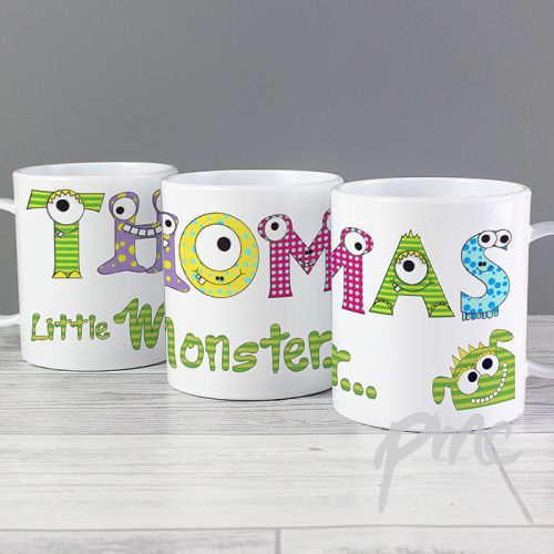Personalised Monster Alphabet Plastic Cup