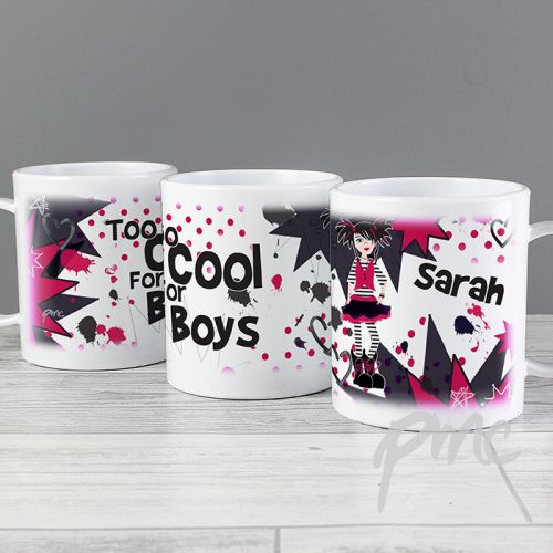 Personalised Too Cool Girl Plastic Cup