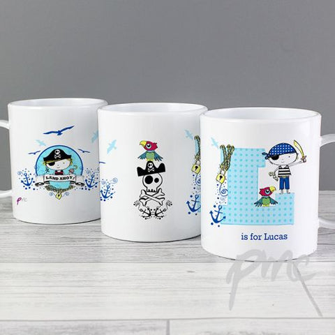 Personalised Pirate Plastic Cup