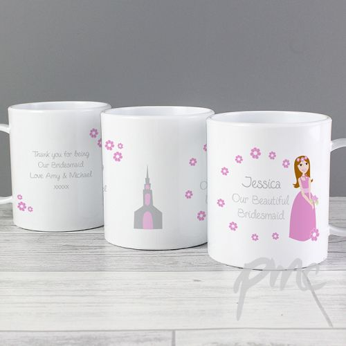 Personalised Fabulous Little Bridesmaid Plastic Cup