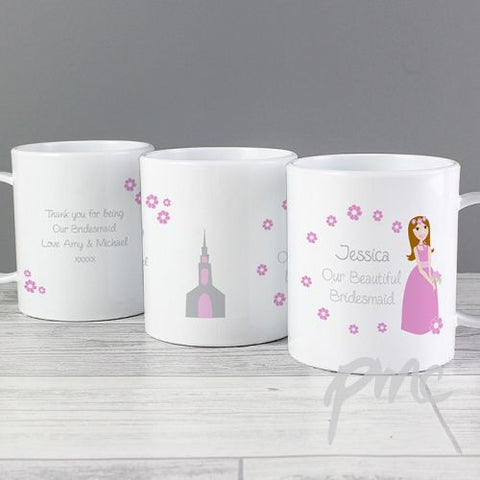 Personalised Fabulous Little Bridesmaid Plastic Cup