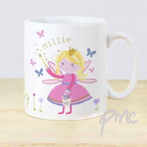 Personalised Garden Fairy Plastic Mug