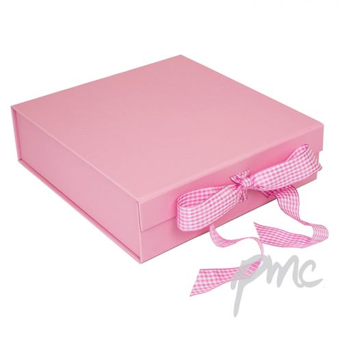 Pink Presentation Gift Box - Suitable for 8 Inch Plates
