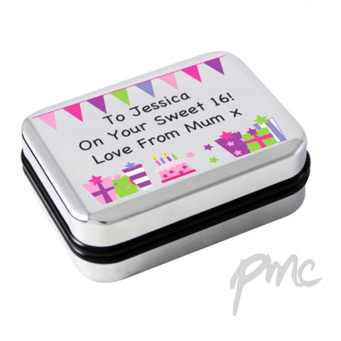 Personalised Birthday Presents Necklace Box