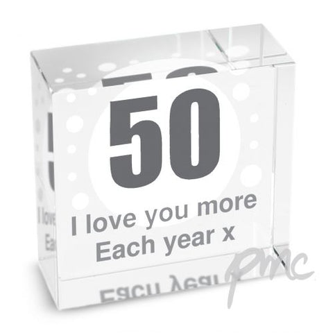 Personalised Spots Age Medium Crystal Token