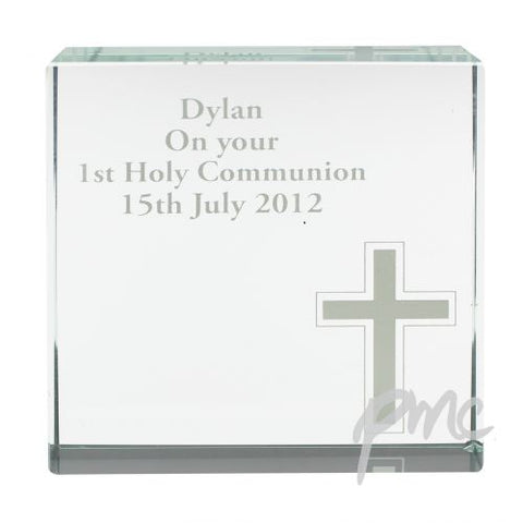Personalised Cross Large Crystal Token