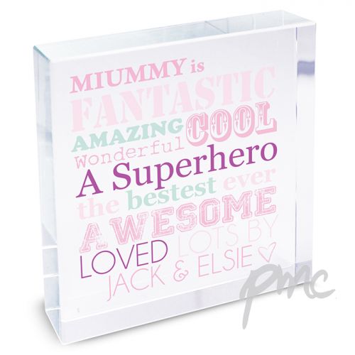 Personalised She Is...Large Crystal Token