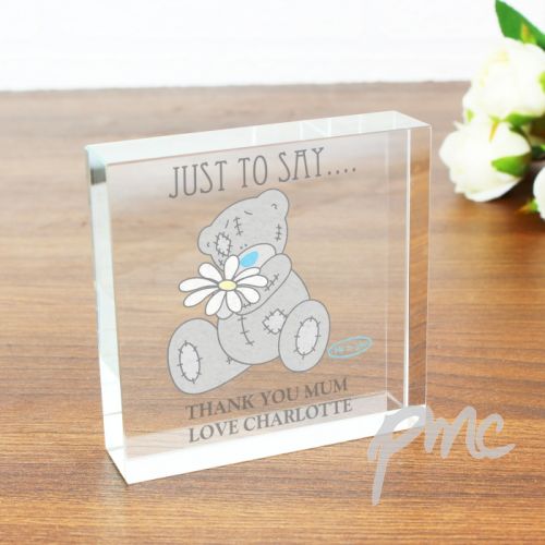 Personalised Me To You Daisy Medium Crystal Token