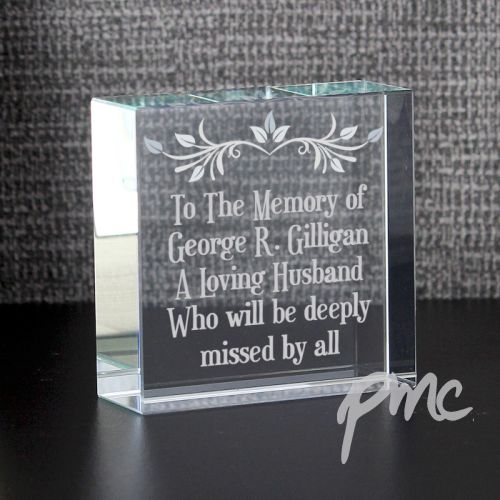 Personalised Sentiments Medium Crystal Token