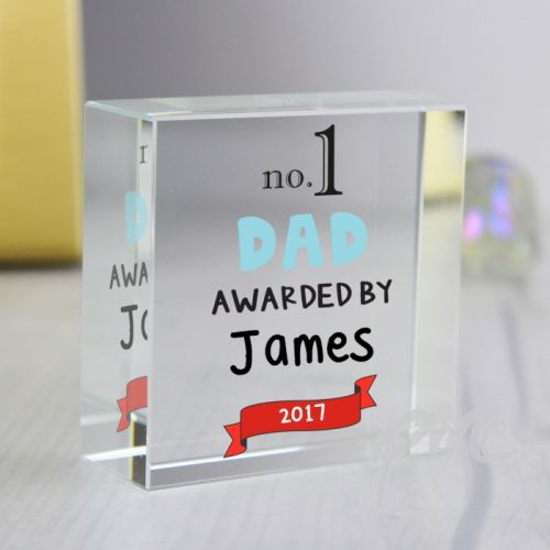 Personalised no.1 Awarded By Medium Crystal Token