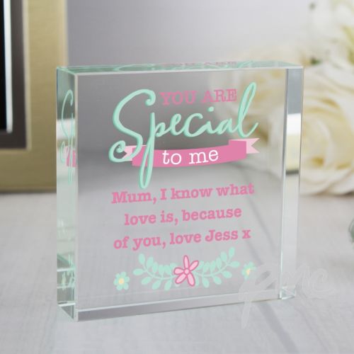 Personalised 'You Are Special' Large Crystal Token