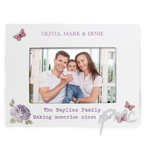 Personalised Secret Garden 6x4 Photo Frame