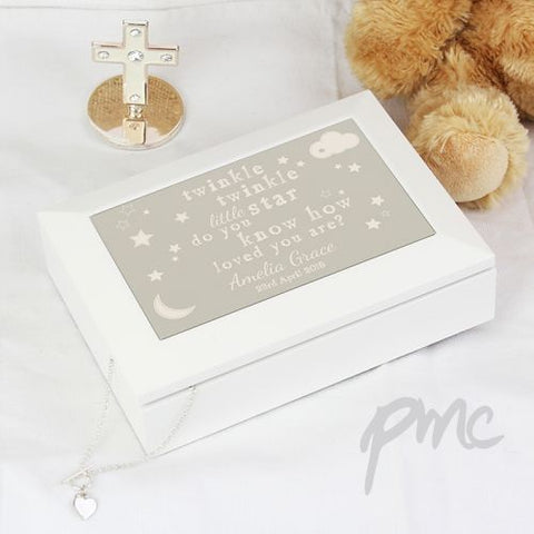 Personalised Twinkle Twinkle Jewellery Box