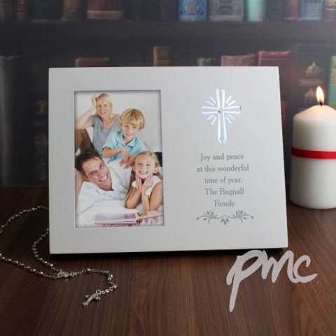 Personalised Cross Sentiments 4x6 Light Up Frame
