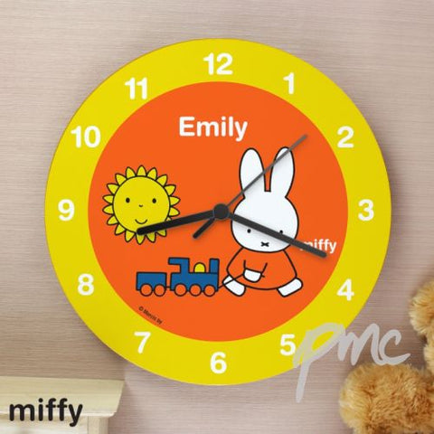 Personalised Miffy Wooden Clock