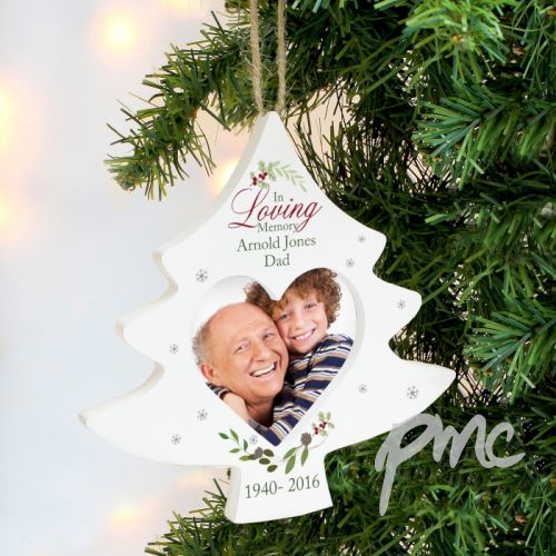 Personalised In Loving Memory Tree Photo Frame Decoration