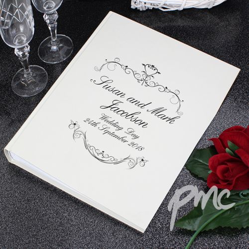 Personalised Ornate Swirl Album with Sleeves