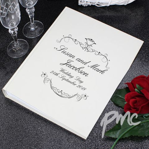 Personalised Ornate Swirl Album with Sleeves