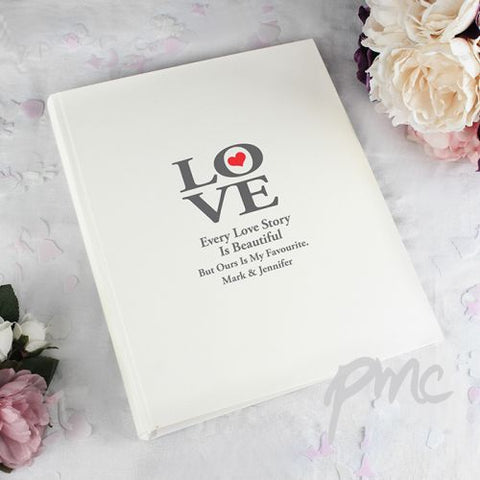 Personalised Love Album with Sleeves