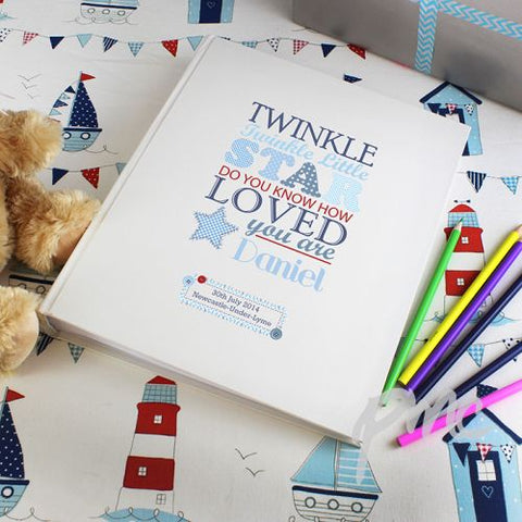 Personalised Twinkle Boys Traditional Album