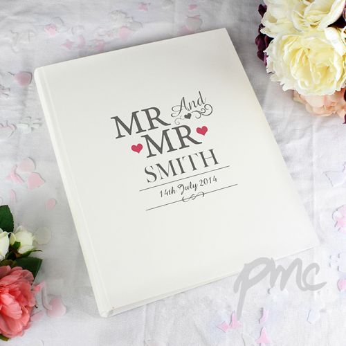 Personalised Mr & Mr Traditional Album