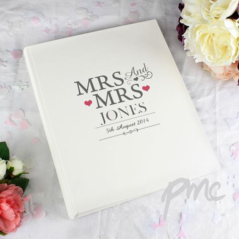 Personalised Mrs & Mrs Traditional Album
