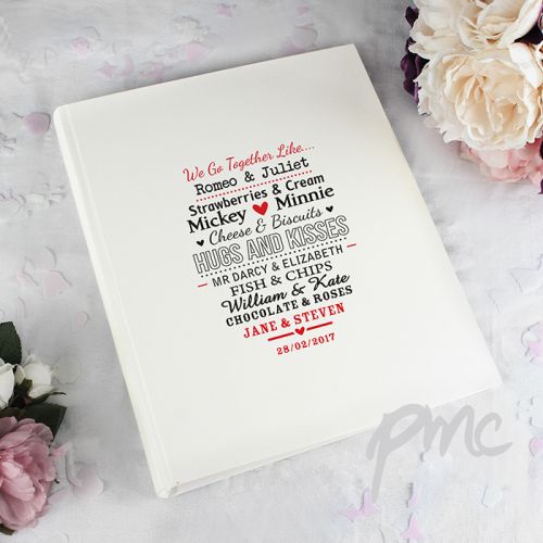 Personalised We Go Together Like... Album with Sleeves